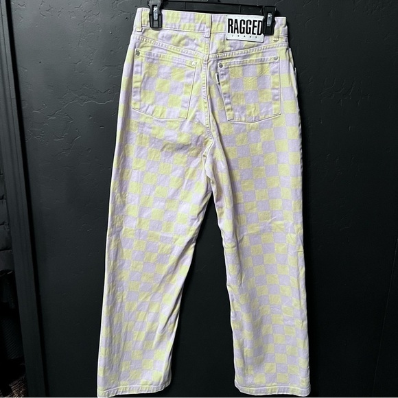 The Ragged Priest UO Exclusive
Checkered Jean Size: 28 color: yellow/ purple - Picture 11 of 17